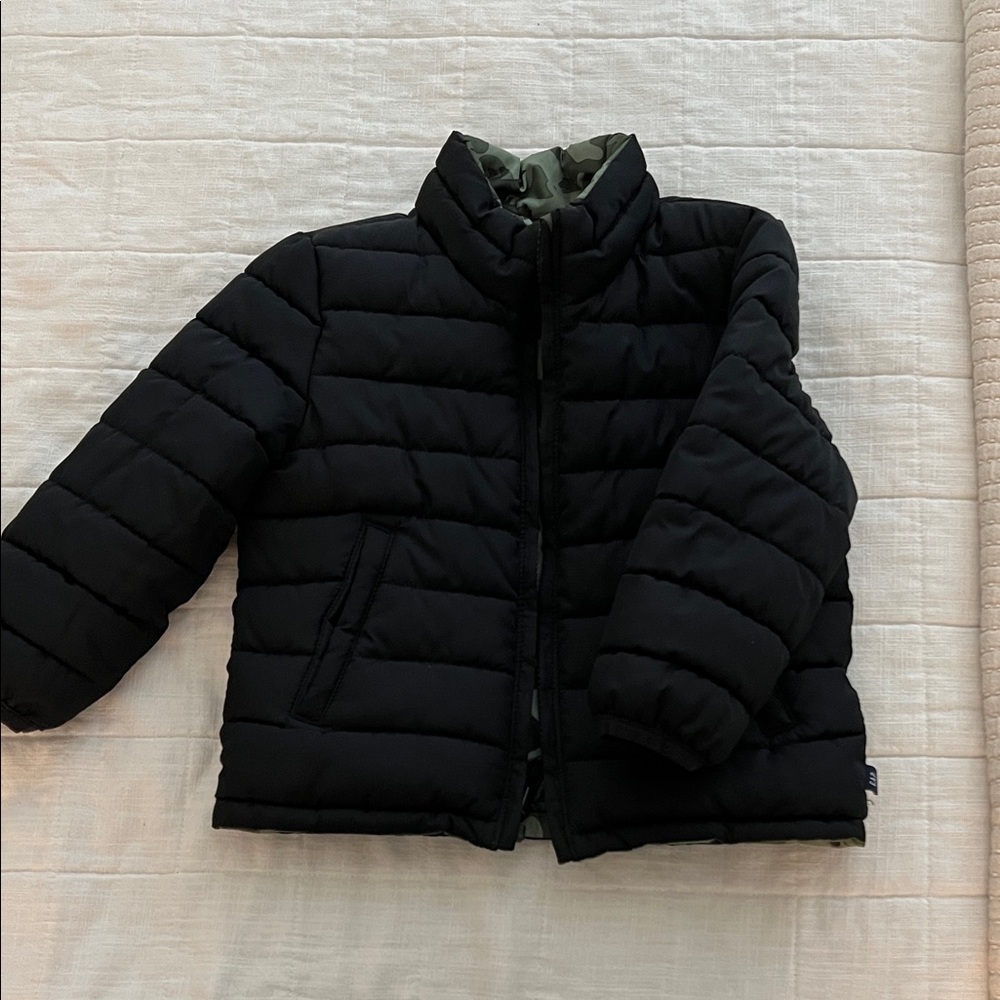 GAP Kids Black Puffer Jacket